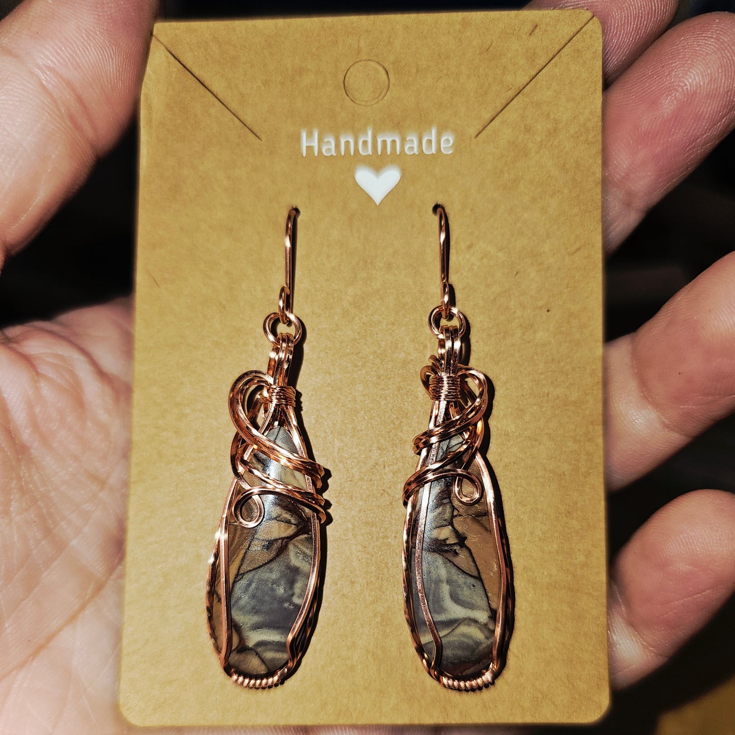 Porcelain Jasper Earrings