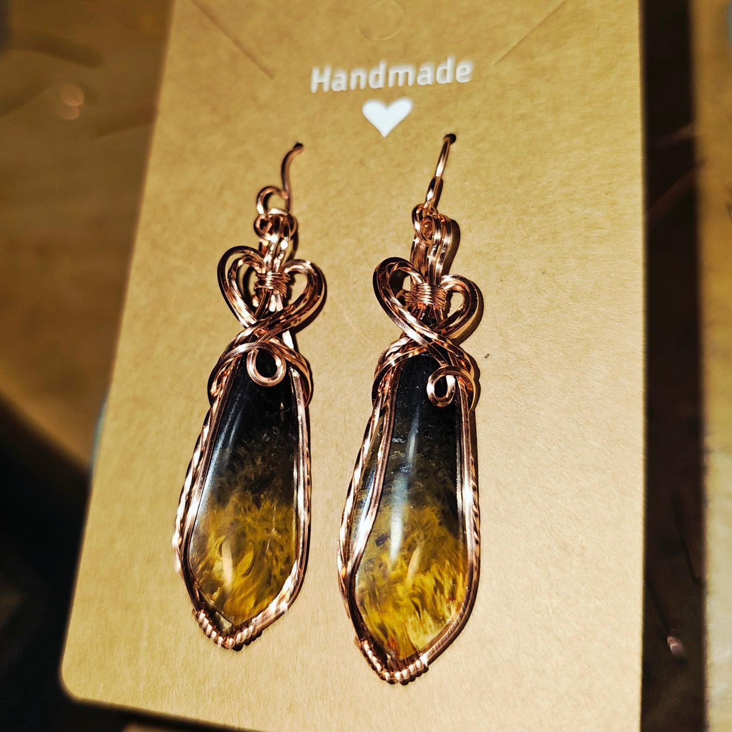 Palm Root Earrings