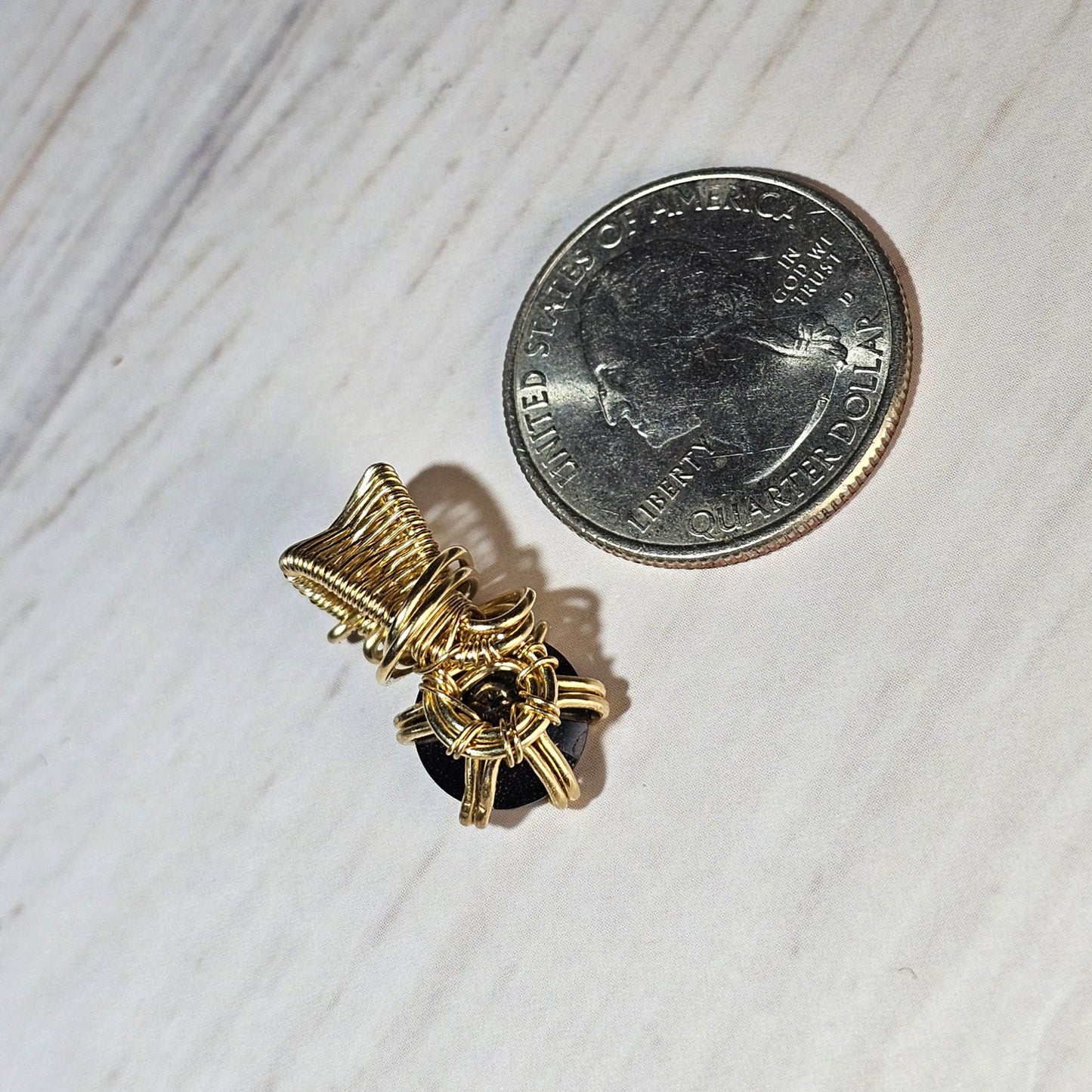 Black Moissanite Pendant