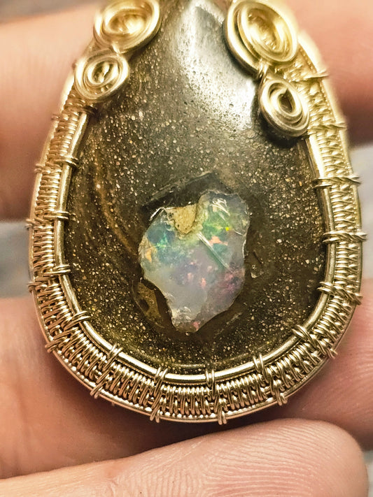 Boulder Opal Pendant