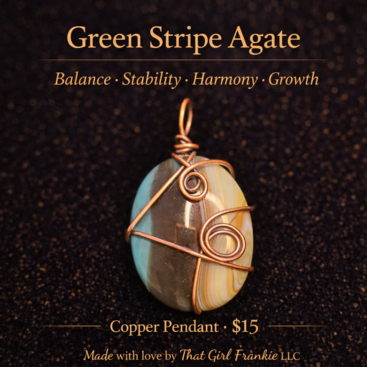Green Stripe Agate